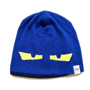 Gap Kids Blue Beanie Hat with Eyes Size Medium